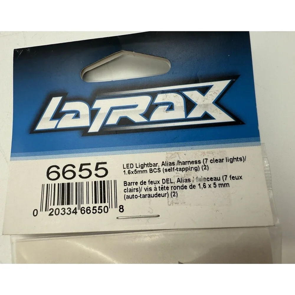 Traxxas Alias Led Light Bar 6655 Harness 7 Clear Lights 1.6x5mm BCS Self Tapping